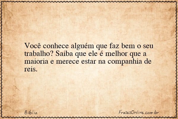Frase de Bíblia