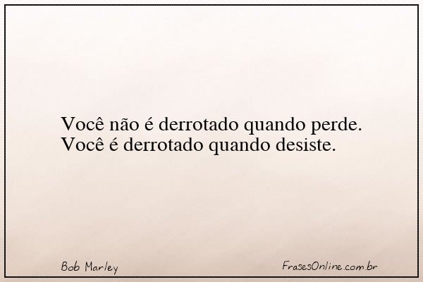 Frase de Bob Marley