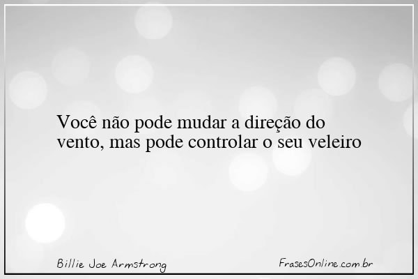 Frase de Billie Joe Armstrong
