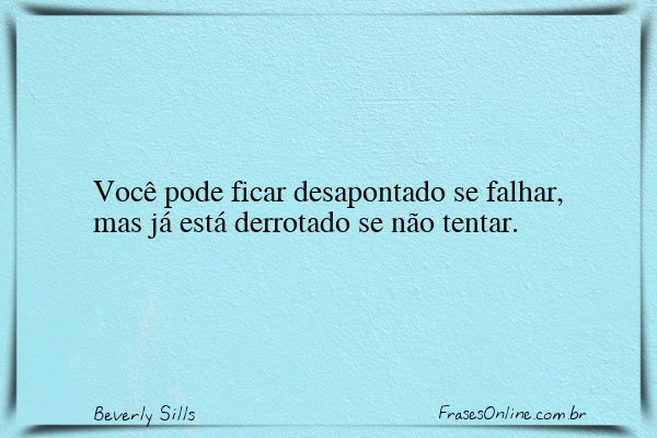 Frase de Beverly Sills