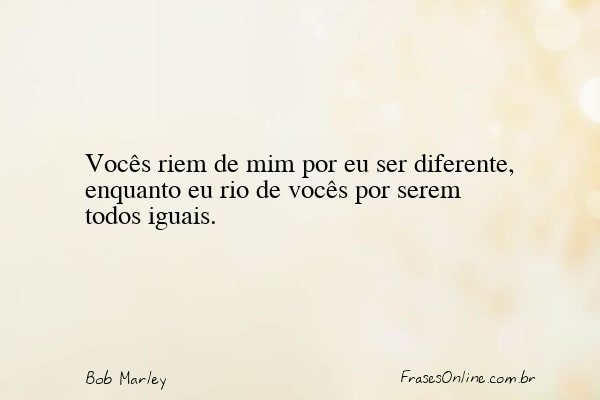 Frase de Bob Marley