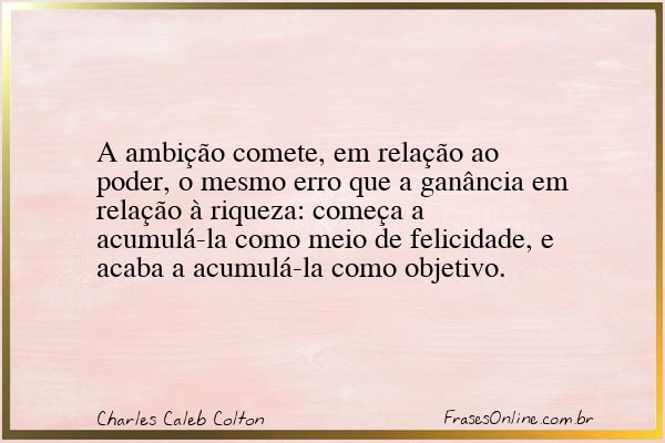 Frase de Charles Caleb Colton