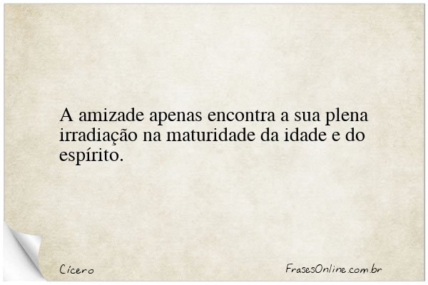 Frase de Cícero