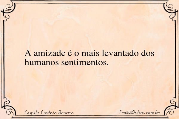 Frase de Camilo Castelo Branco