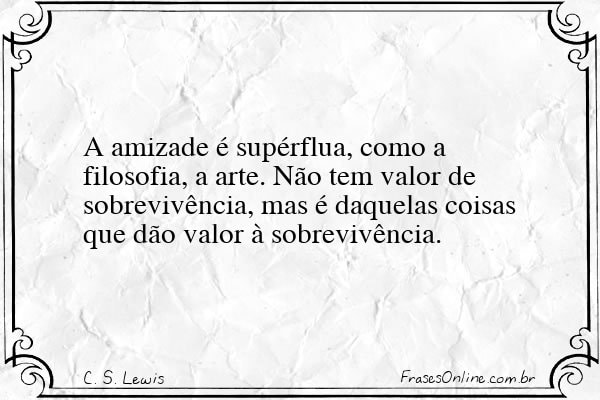 Frase de C. S. Lewis
