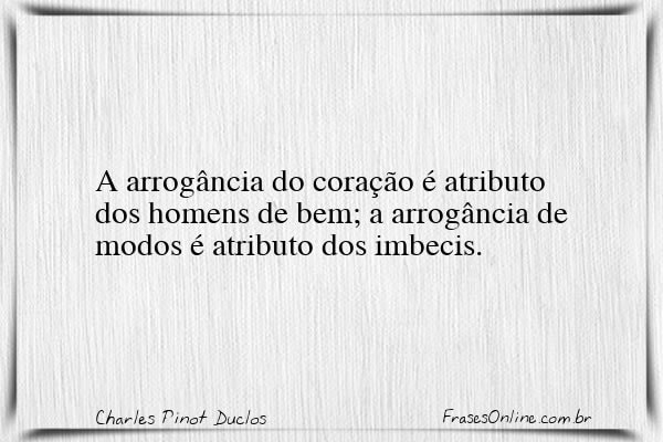 Frase de Charles Pinot Duclos
