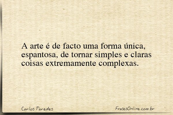 Frase de Carlos Paredes