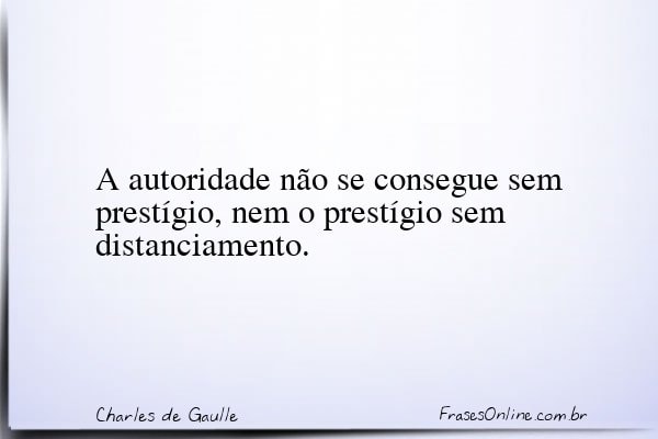 Frase de Charles de Gaulle