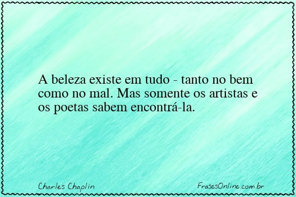 Frase de Charles Chaplin
