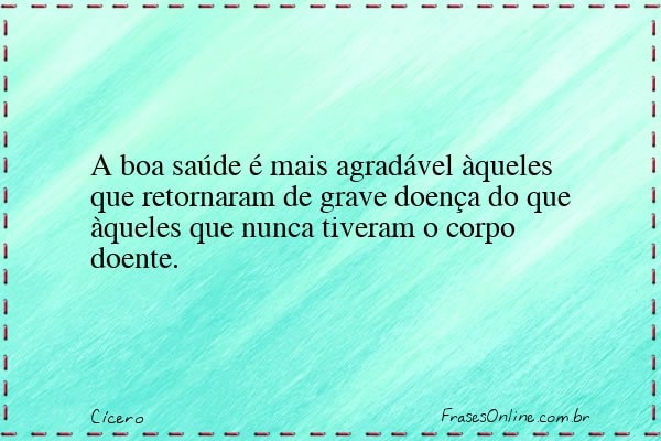 Frase de Cícero