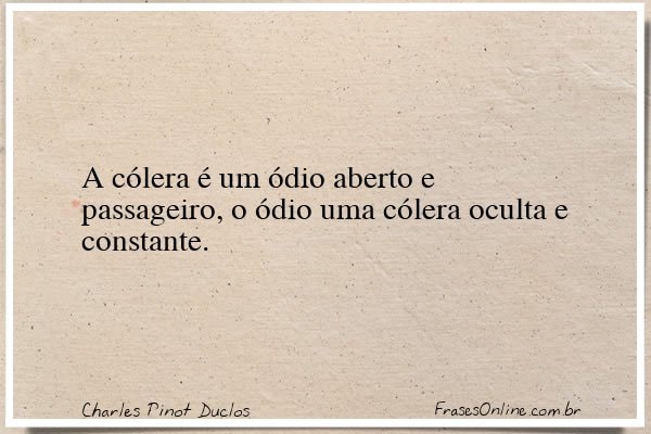 Frase de Charles Pinot Duclos