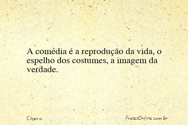 Frase de Cícero