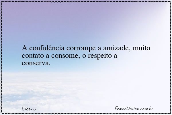 Frase de Cícero