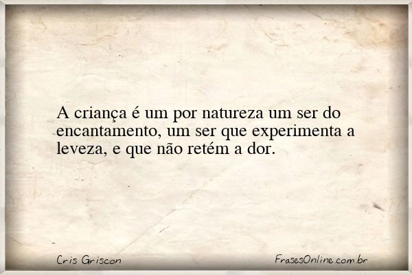 Frase de Cris Griscon