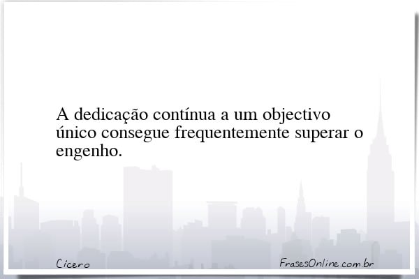 Frase de Cícero