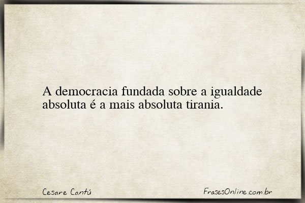 Frase de Cesare Cantú