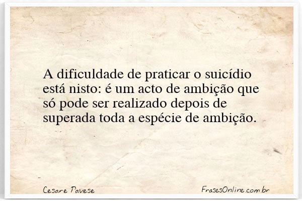 Frase de Cesare Pavese