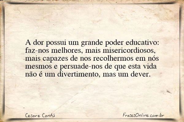 Frase de Cesare Cantú