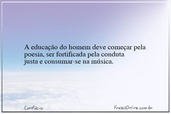 Frase de Confúcio