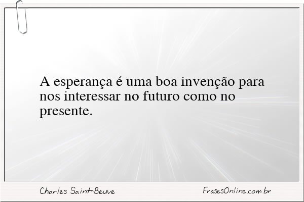 Frase de Charles Saint-Beuve