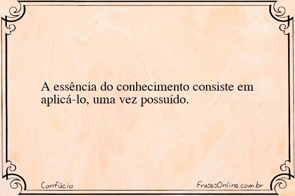 Frase de Confúcio