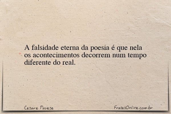 Frase de Cesare Pavese