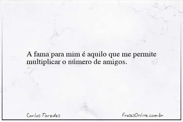 Frase de Carlos Paredes