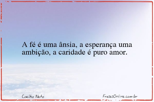 Frase de Coelho Neto