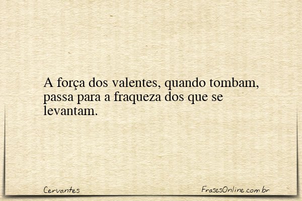 Frase de Cervantes
