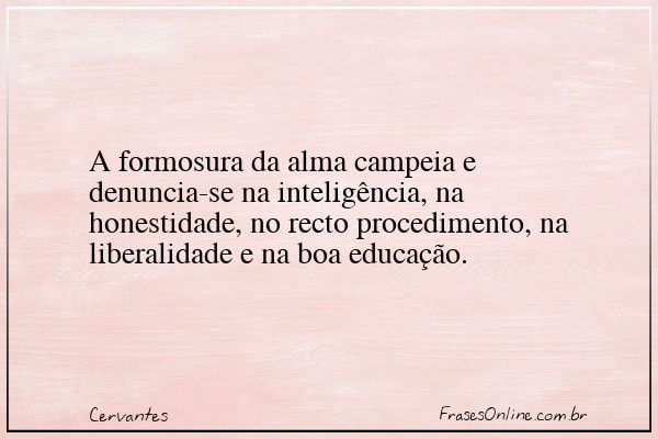 Frase de Cervantes