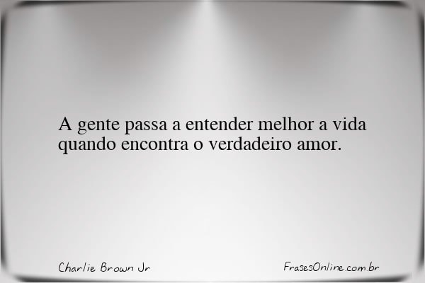 Frase de Charlie Brown Jr