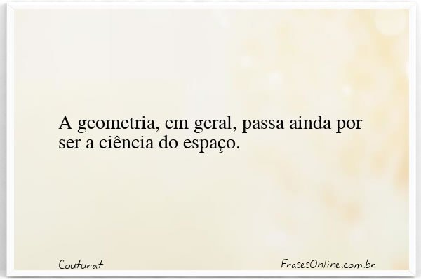 Frase de Couturat