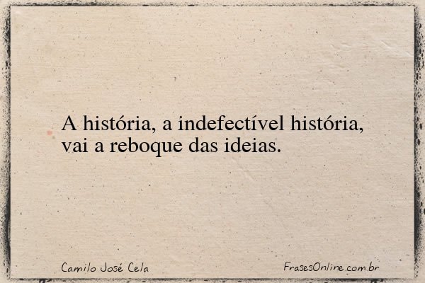 Frase de Camilo José Cela