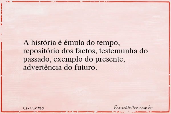 Frase de Cervantes