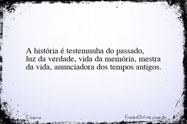 Frase de Cícero