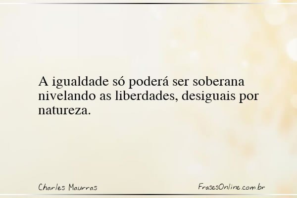 Frase de Charles Maurras
