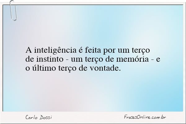 Frase de Carlo Dossi
