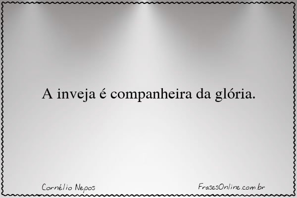 Frase de Cornélio Nepos