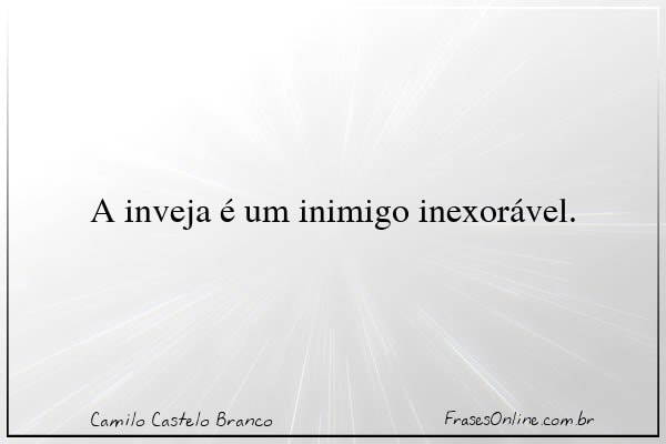 Frase de Camilo Castelo Branco