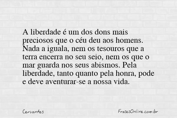 Frase de Cervantes
