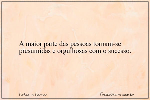 Frase de Catão, o Censor