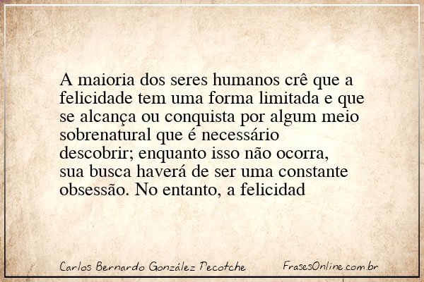 Frase de Carlos Bernardo González Pecotche