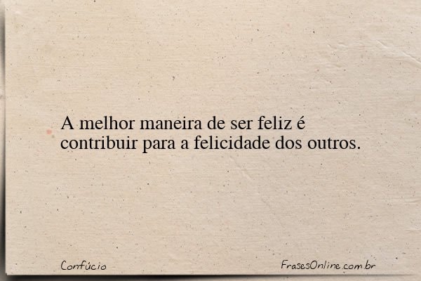 Frase de Confúcio