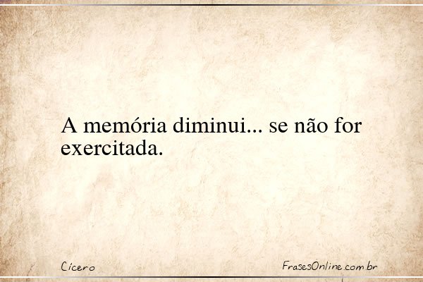 Frase de Cícero
