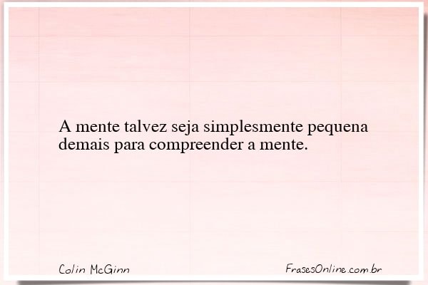 Frase de Colin McGinn