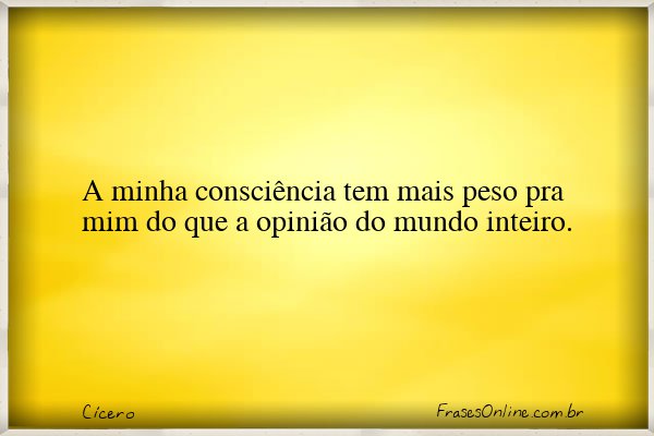 Frase de Cícero