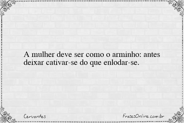 Frase de Cervantes