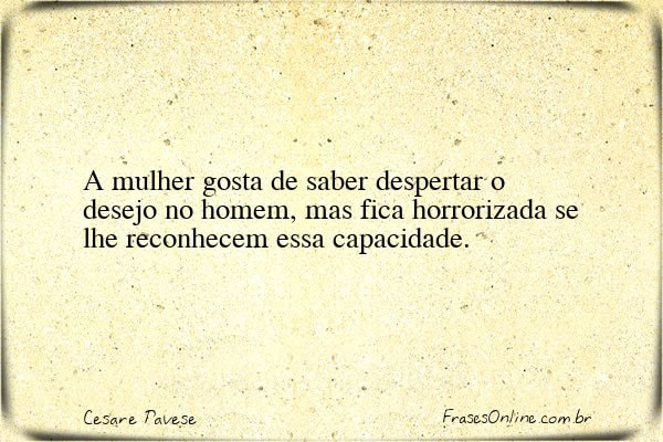Frase de Cesare Pavese