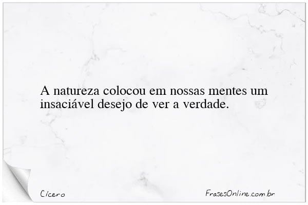 Frase de Cícero