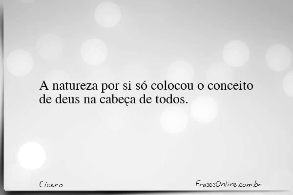 Frase de Cícero